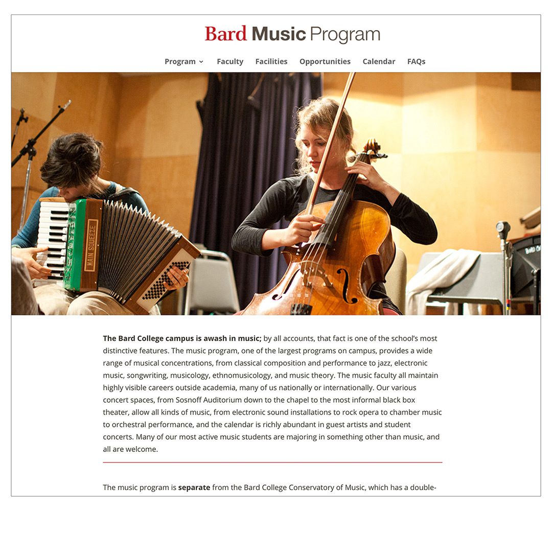 website / bard music program