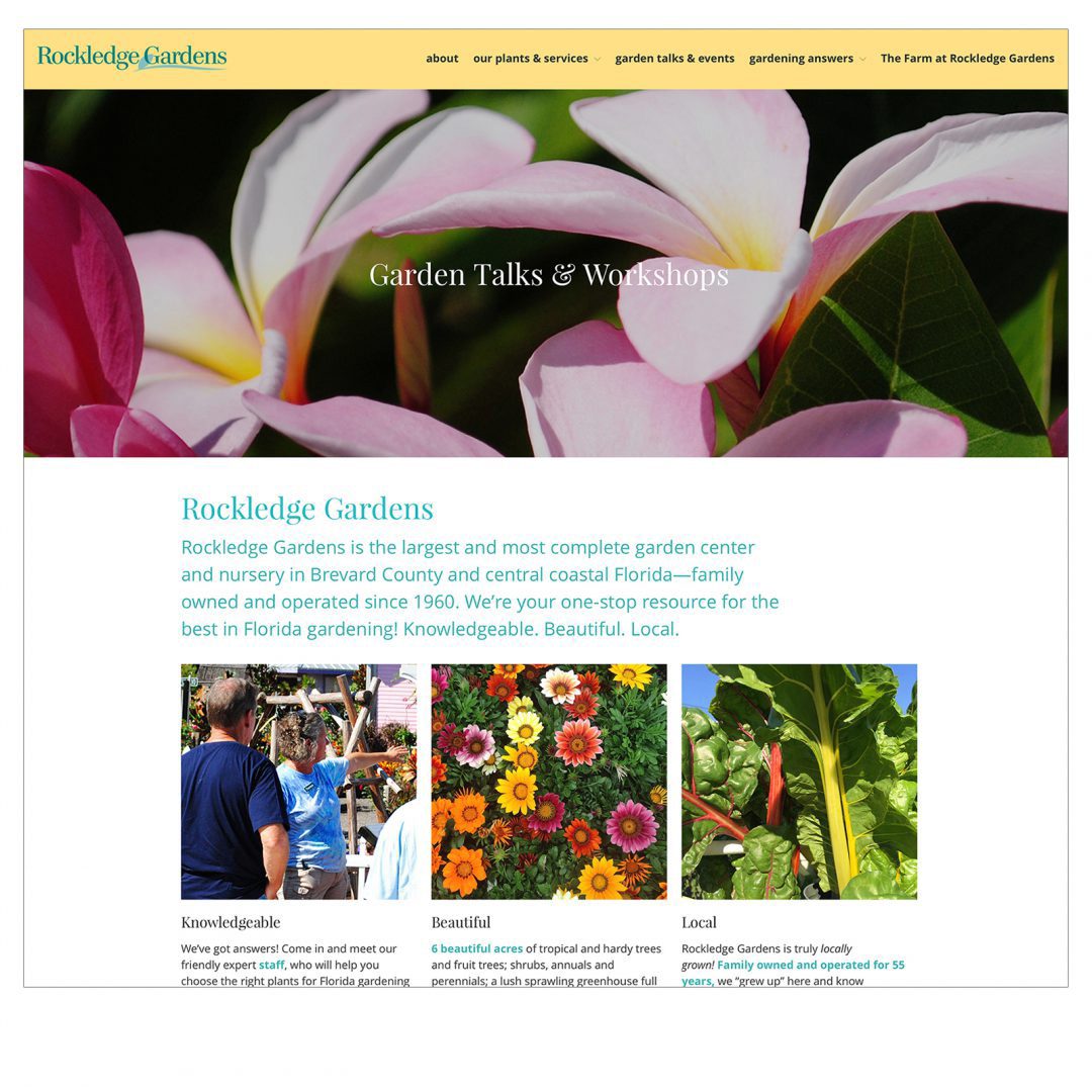 website / rockledge gardens